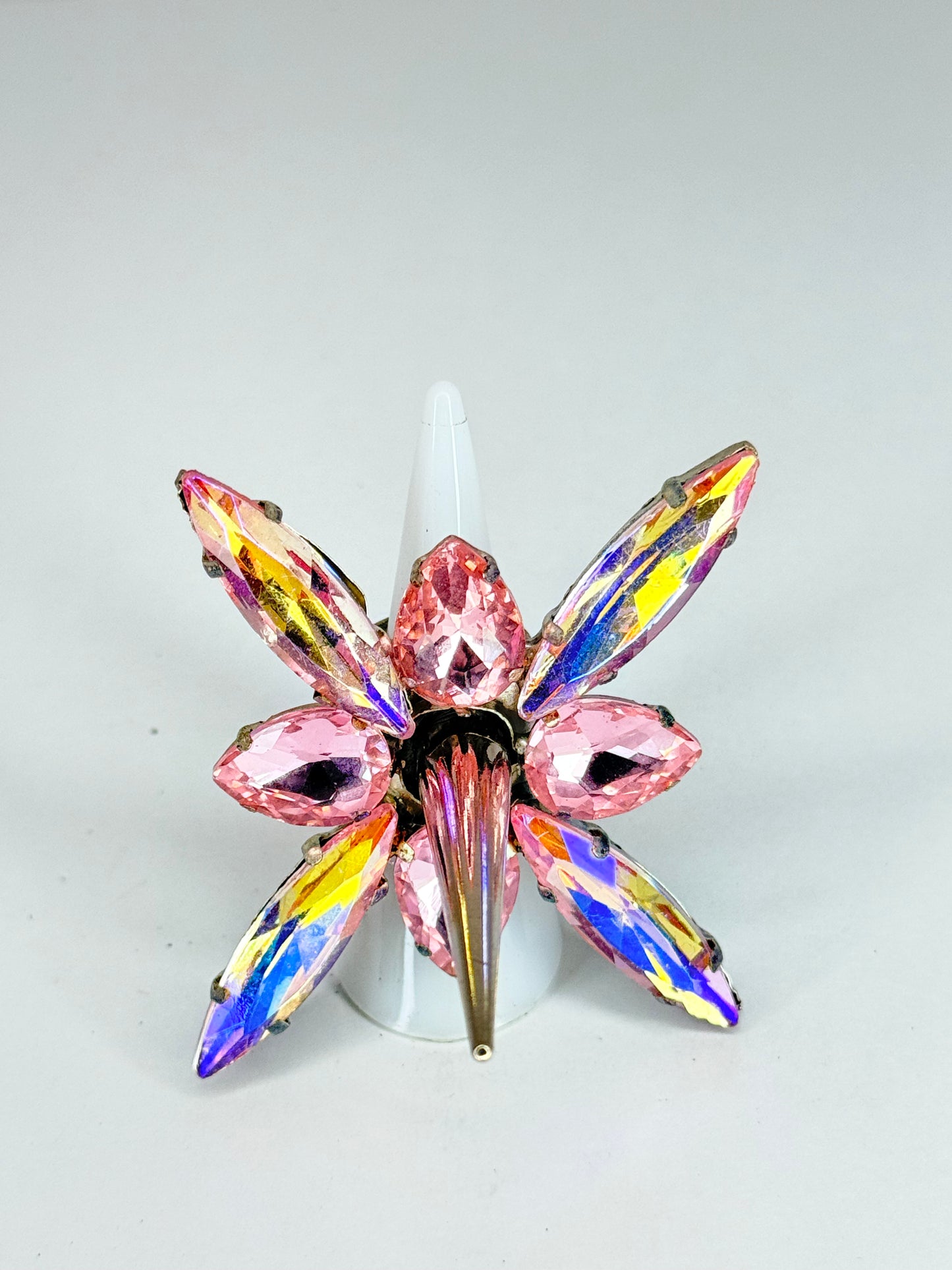 Light Pink Spike Ring