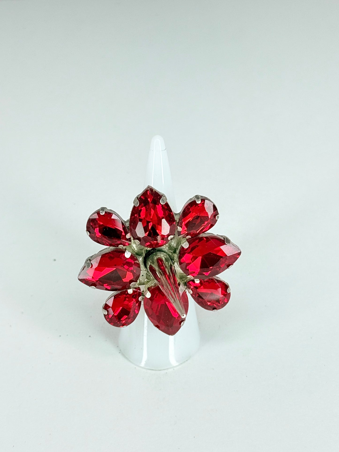 Red Spike Ring