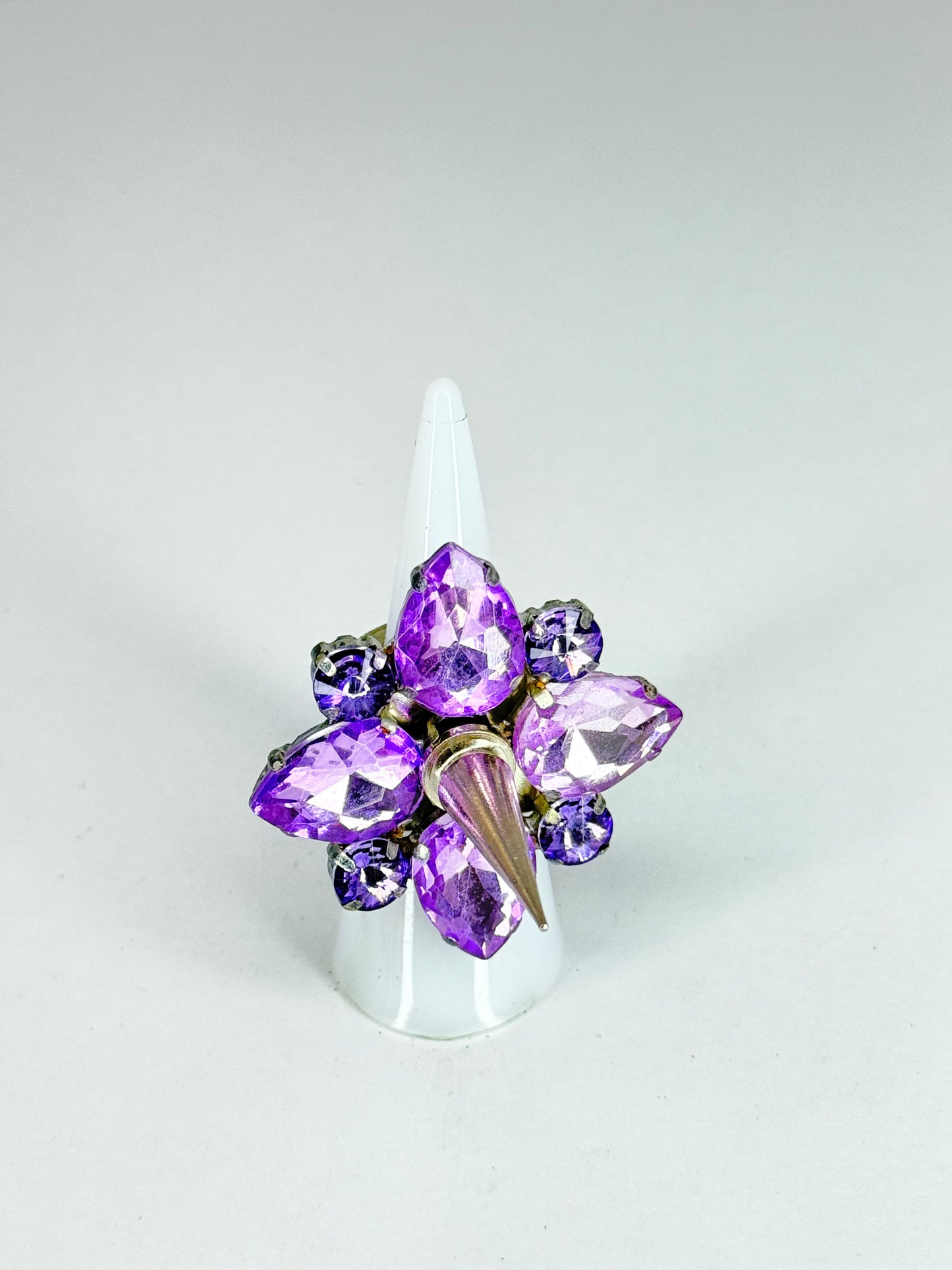 Violet Spike Ring