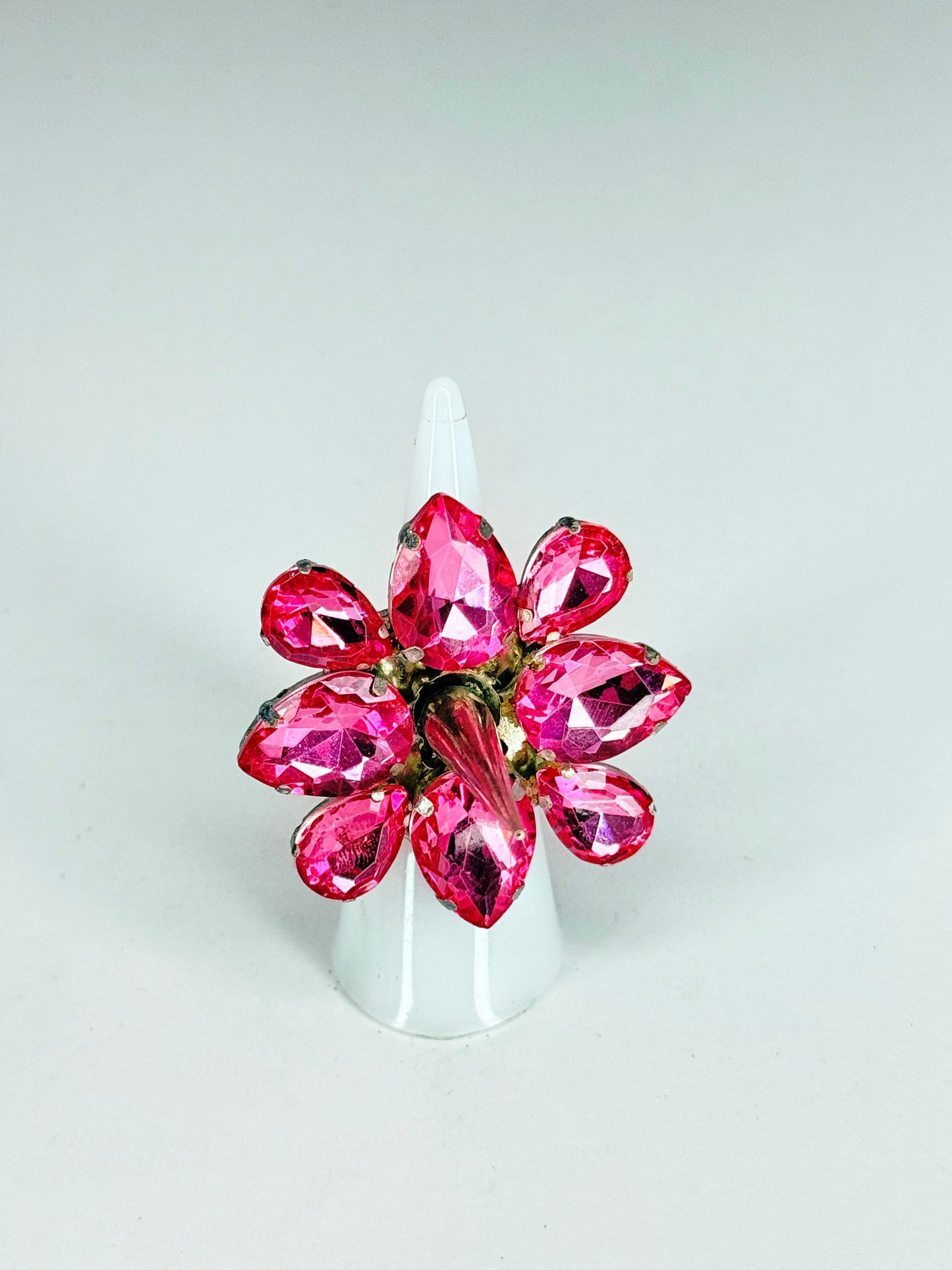 Rose Pink Spike Ring