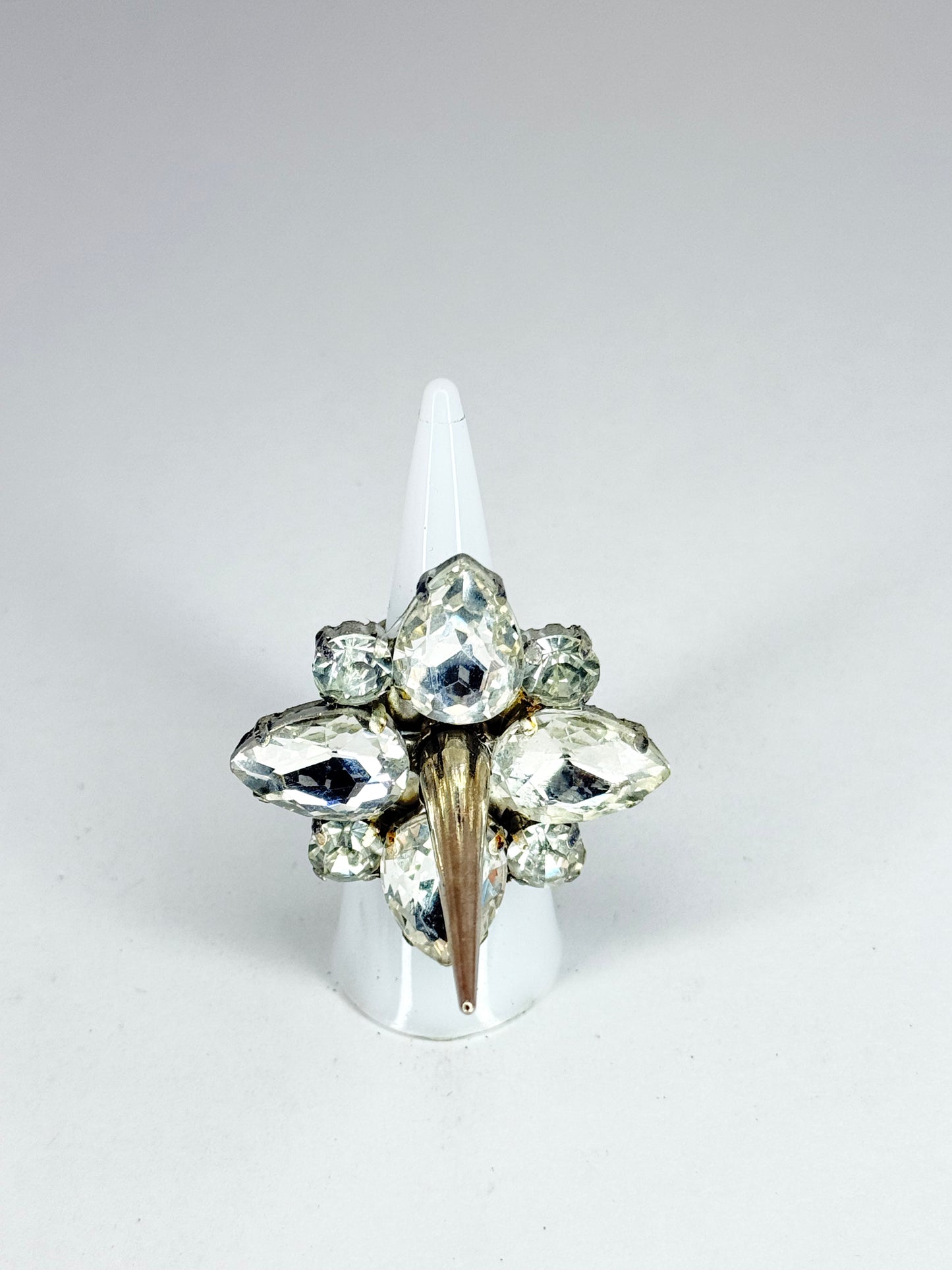 Clear Spike Ring