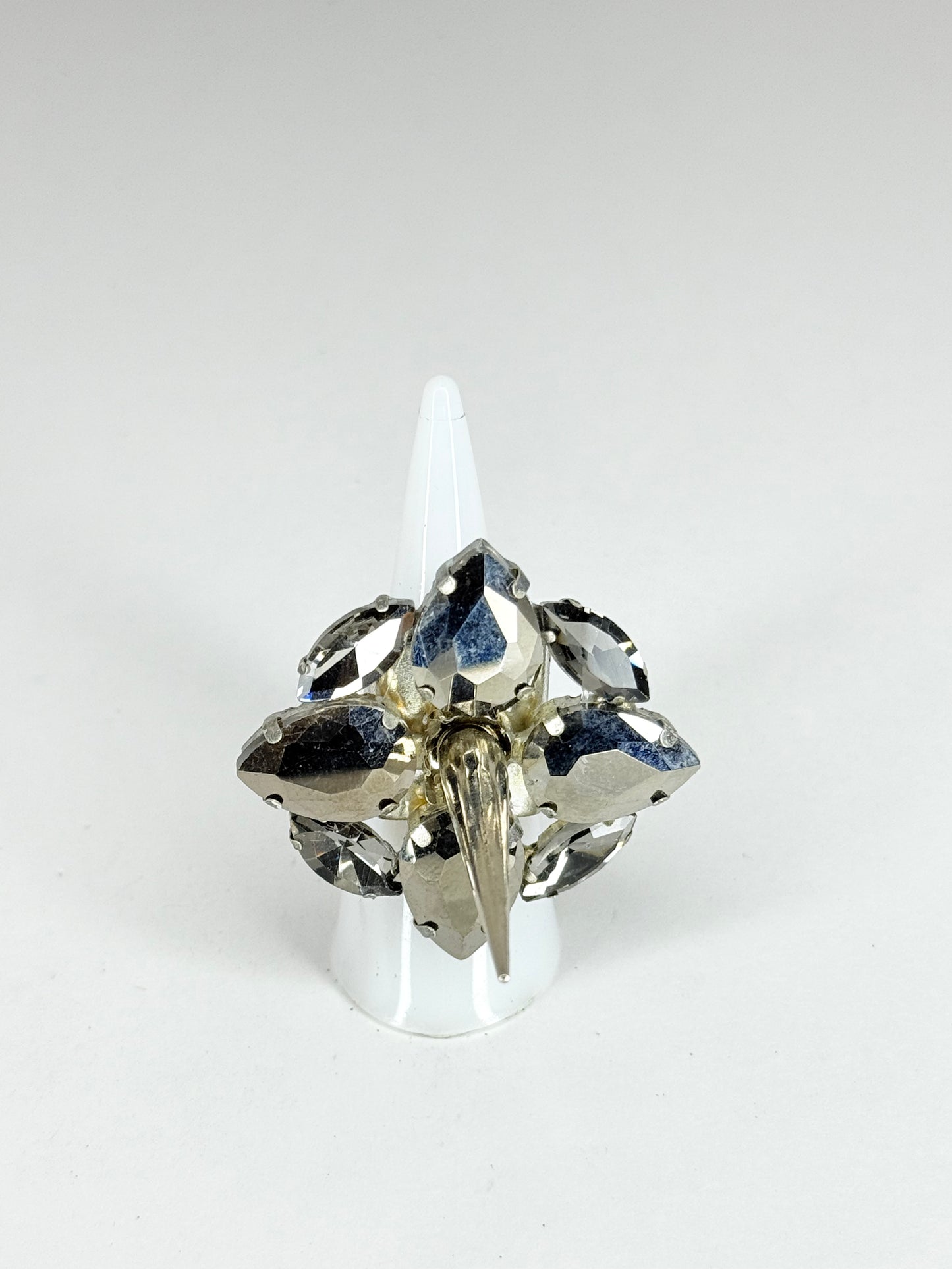 Gunmetal Grey Spike Ring