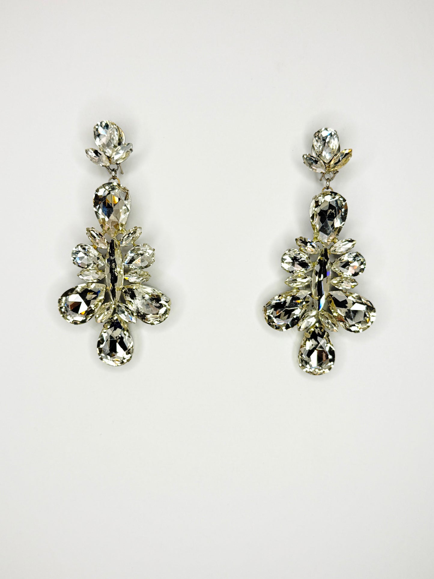 Clear Earrings - Medium Size