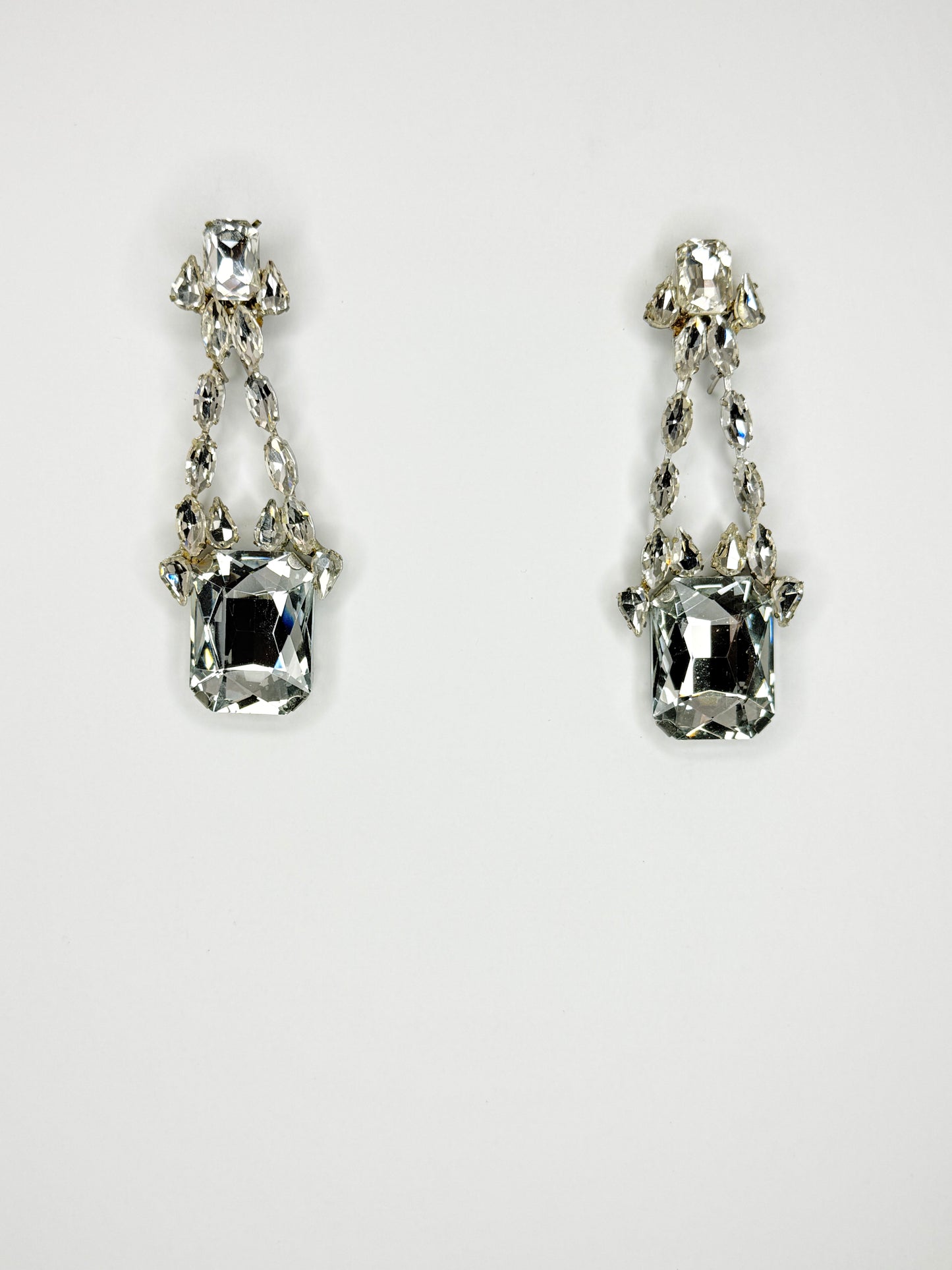 Clear Earrings - Medium Size