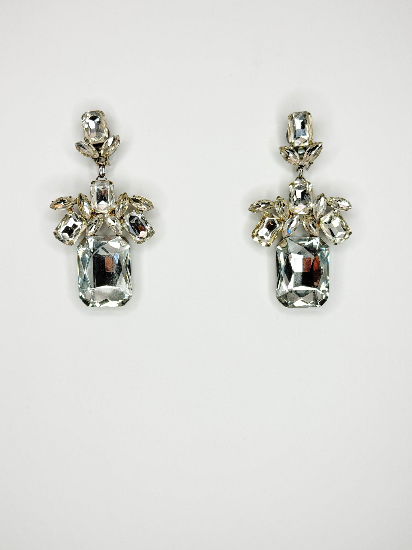 Clear Earrings - Medium Size