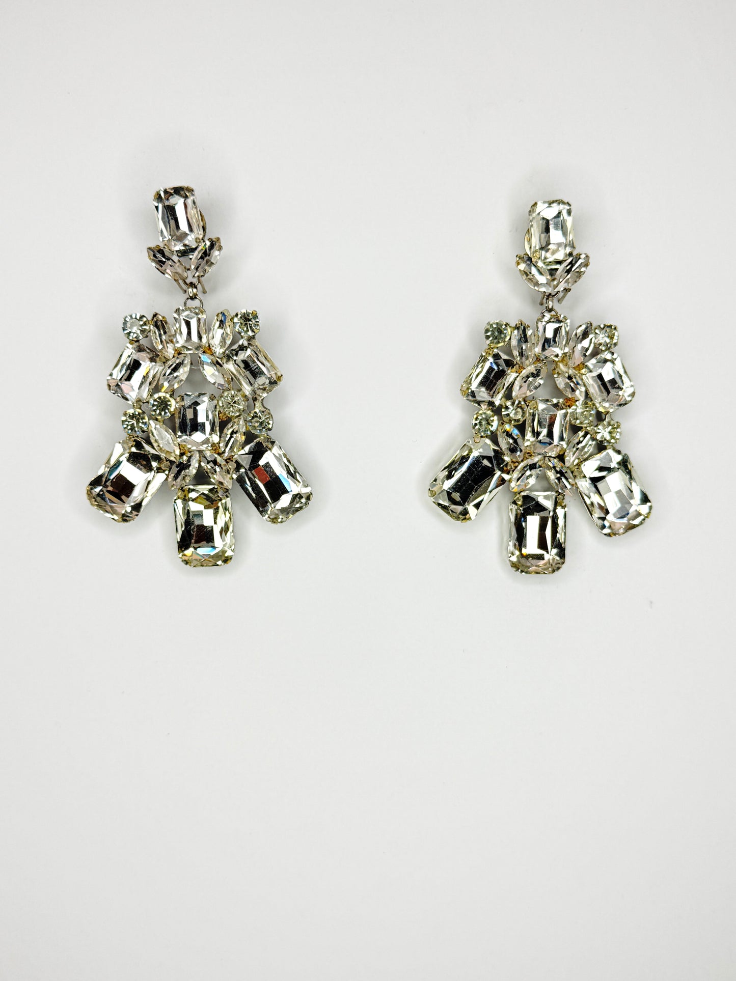 Clear Earrings - Medium Size