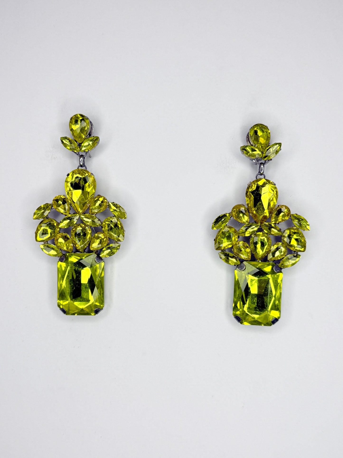 Yellow Earrings - Large Size