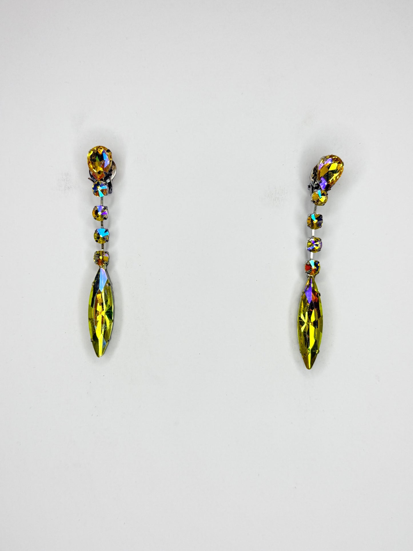 Yellow Earrings - Small Cocktail Size