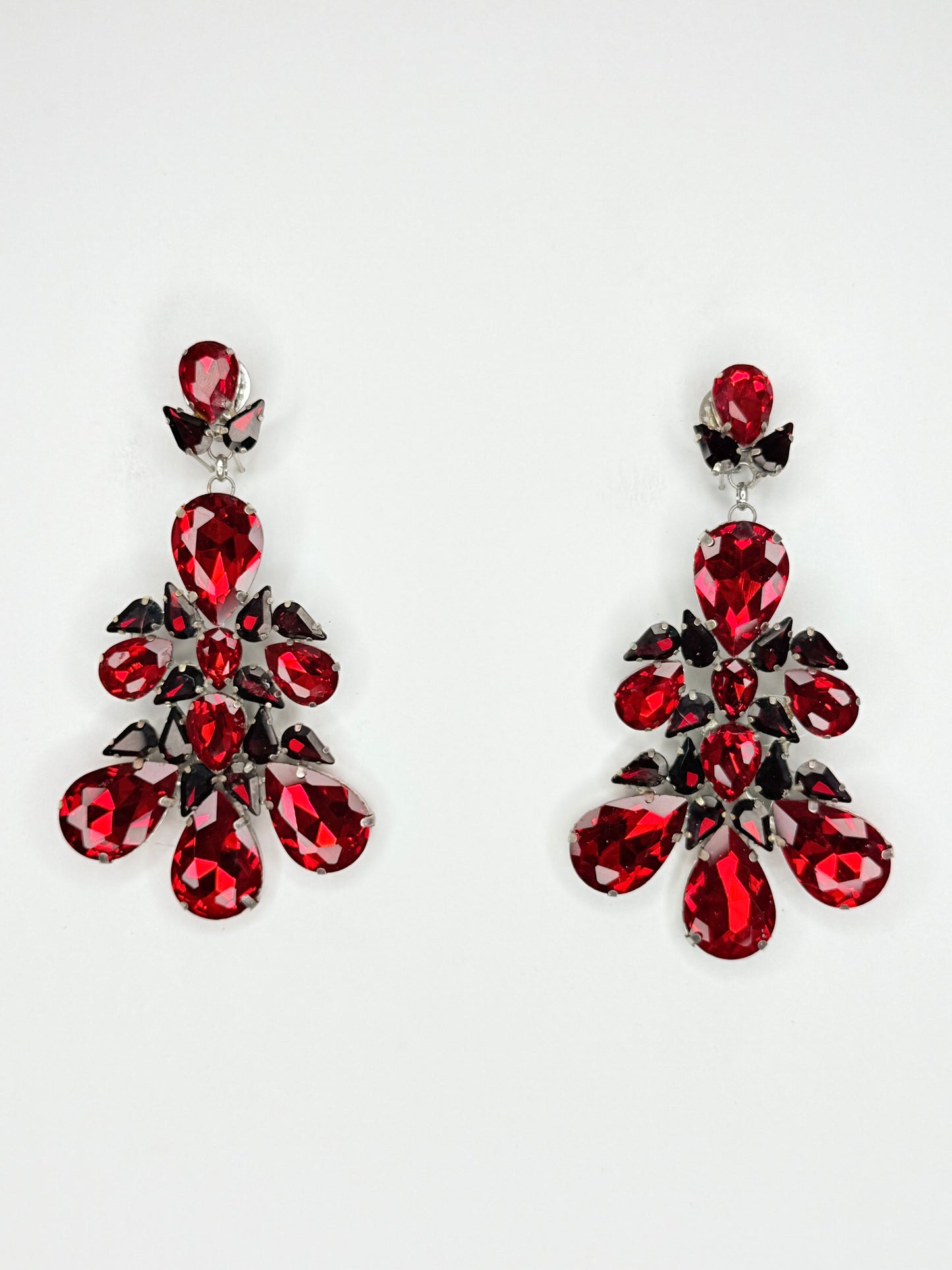 Red Earrings - Large Size