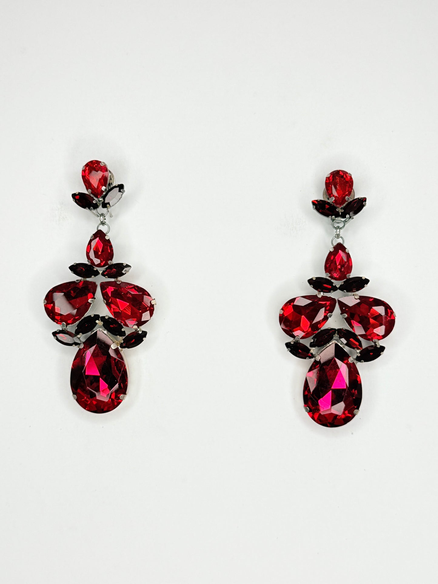 Red Earrings - Medium Size