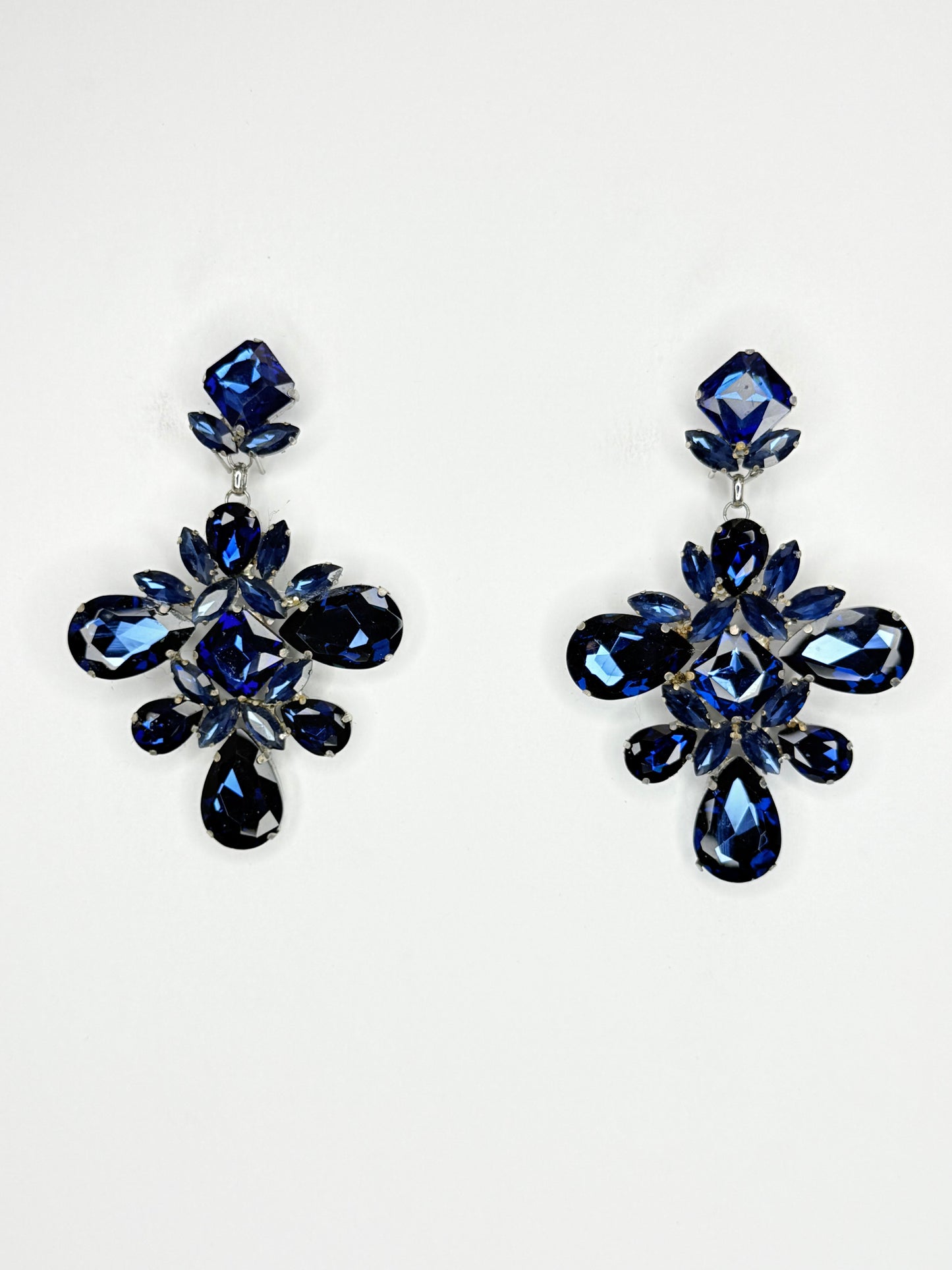 Midnight Blue Earrings - Medium - Large Size