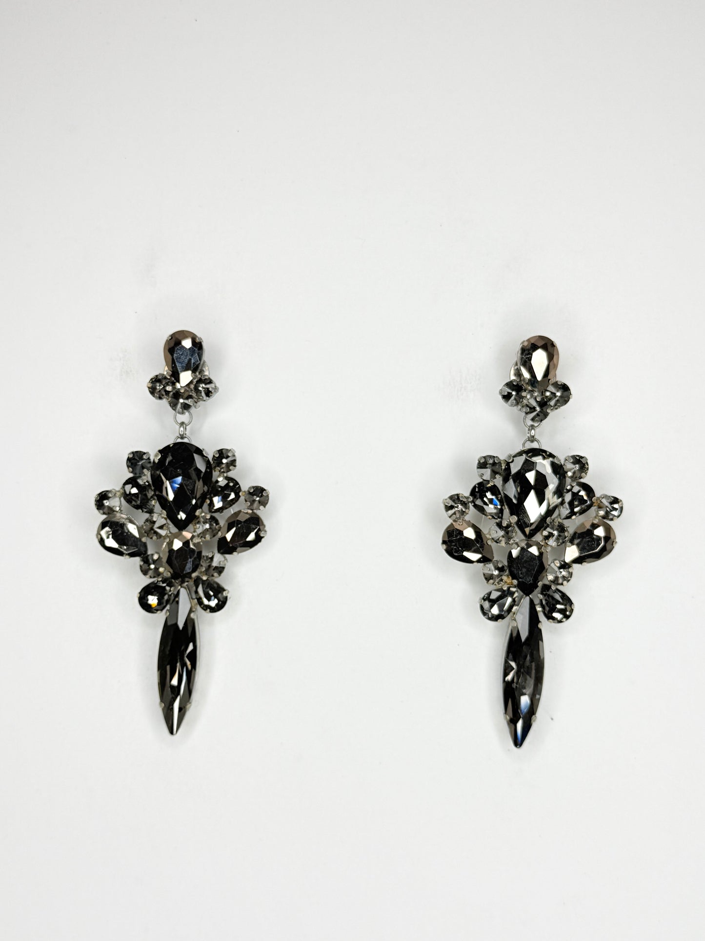 Grey Earrings - Medium Size