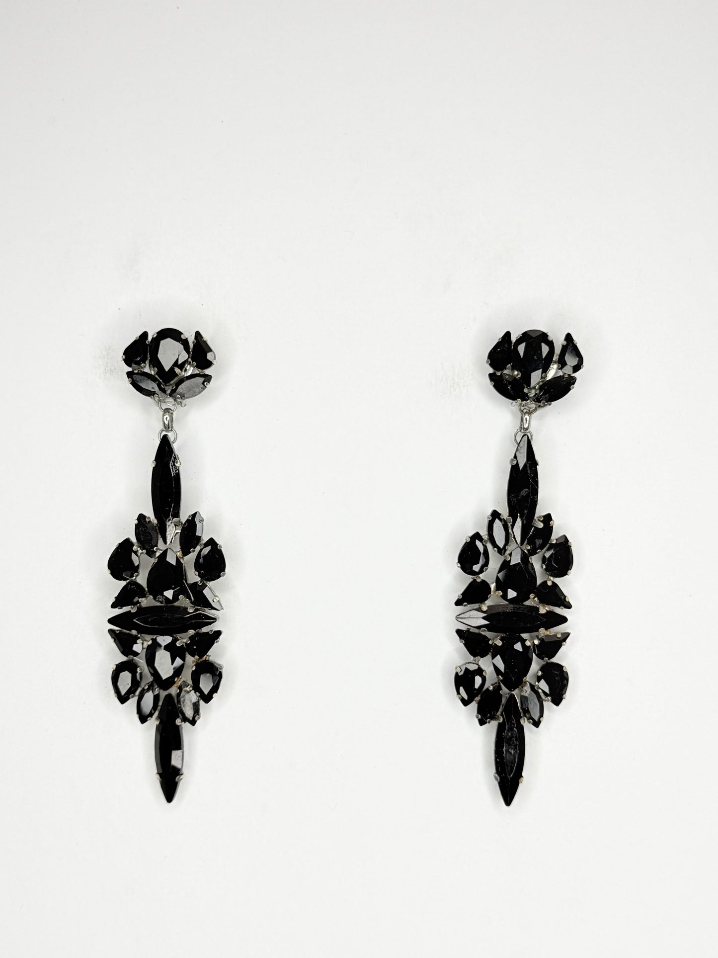 Black Earrings - Large Size