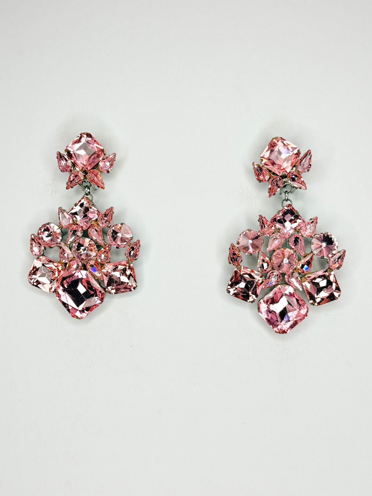 Light Pink Earrings - Medium Size