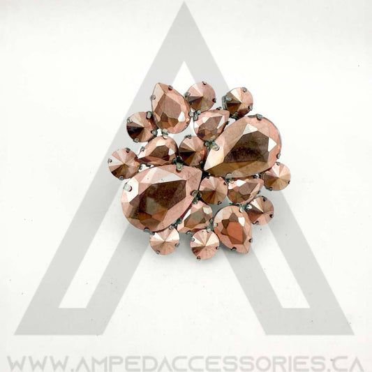 Peach, Plum & Rose Gold Rings