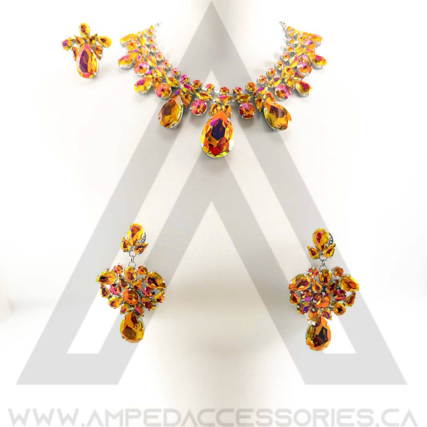 Bronzed Orange Necklace Sets