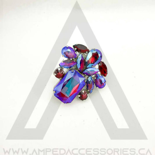 Red & Fuchsia AB Rings