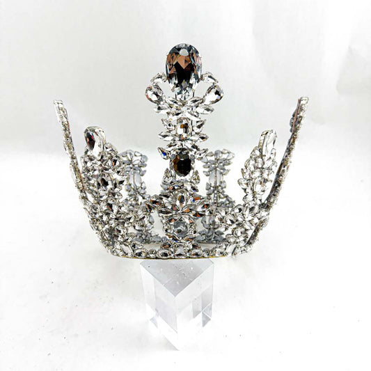 Clear Crown & Necklace Set