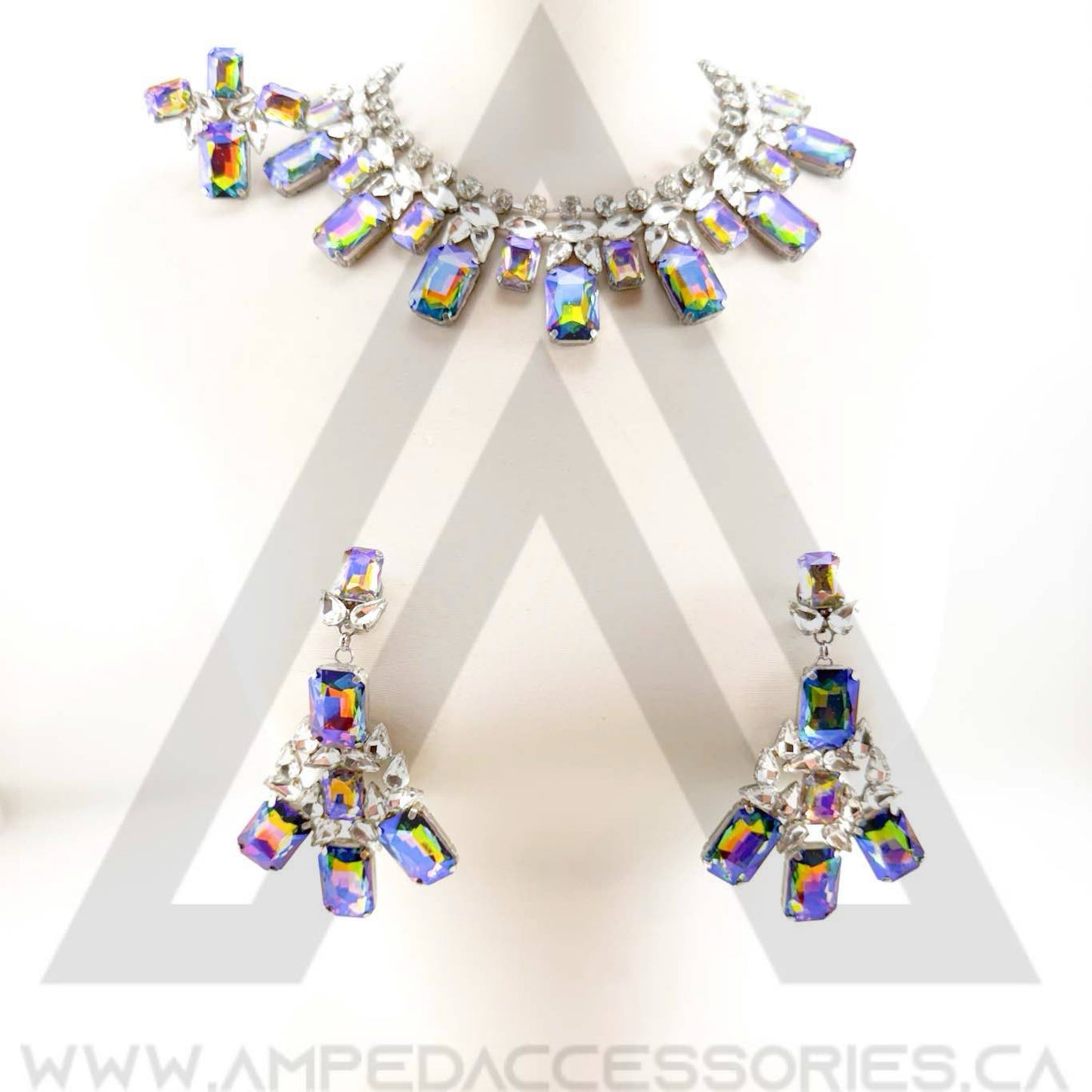Rainbow AB Necklace Sets