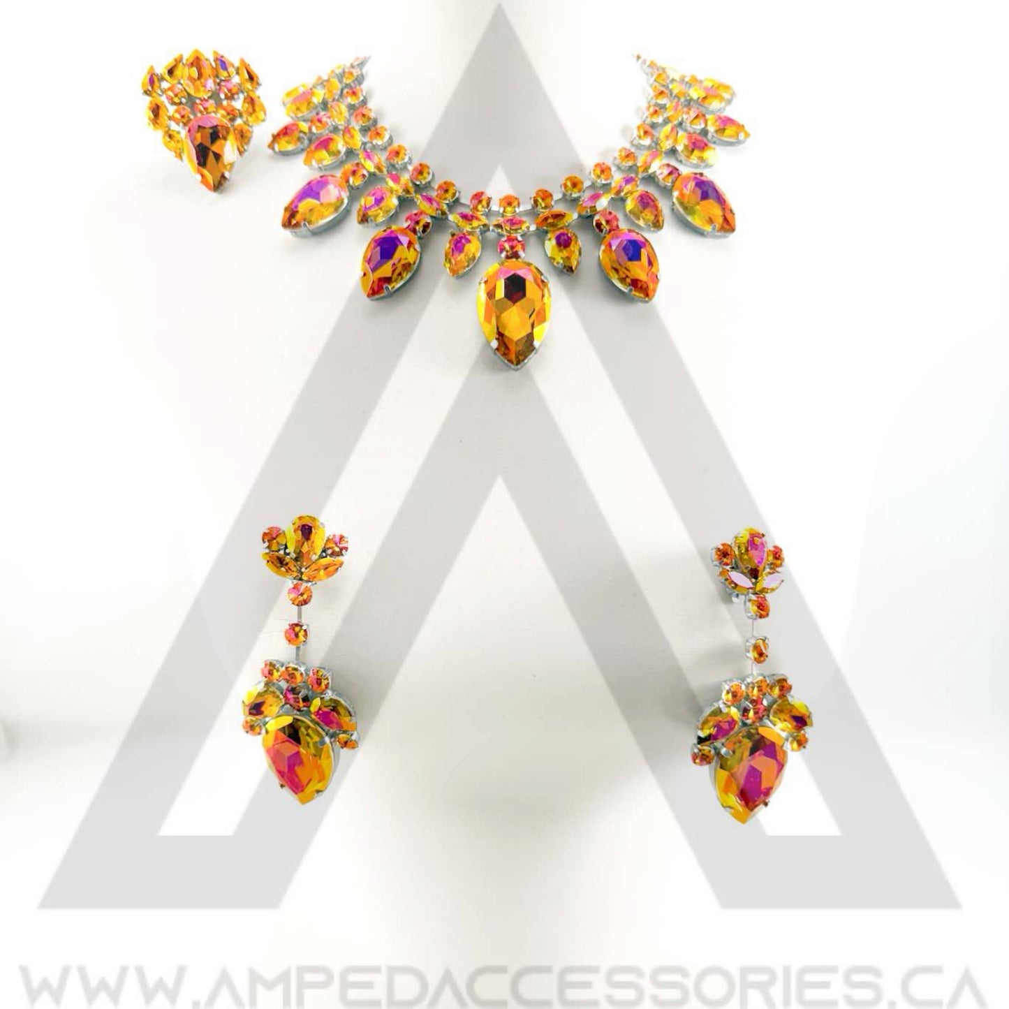 Bronzed Orange Necklace Sets