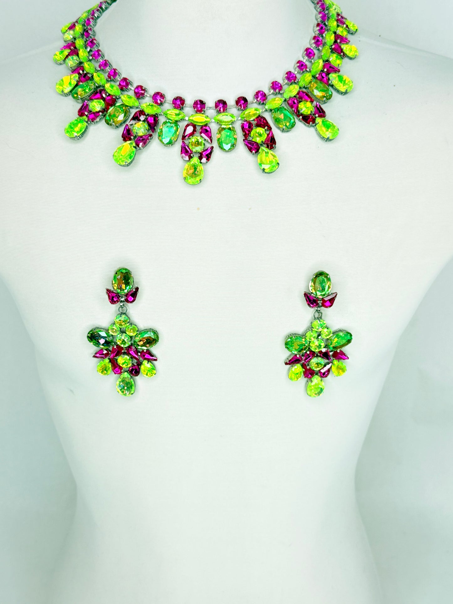 Acid & Fuchsia Necklace Set