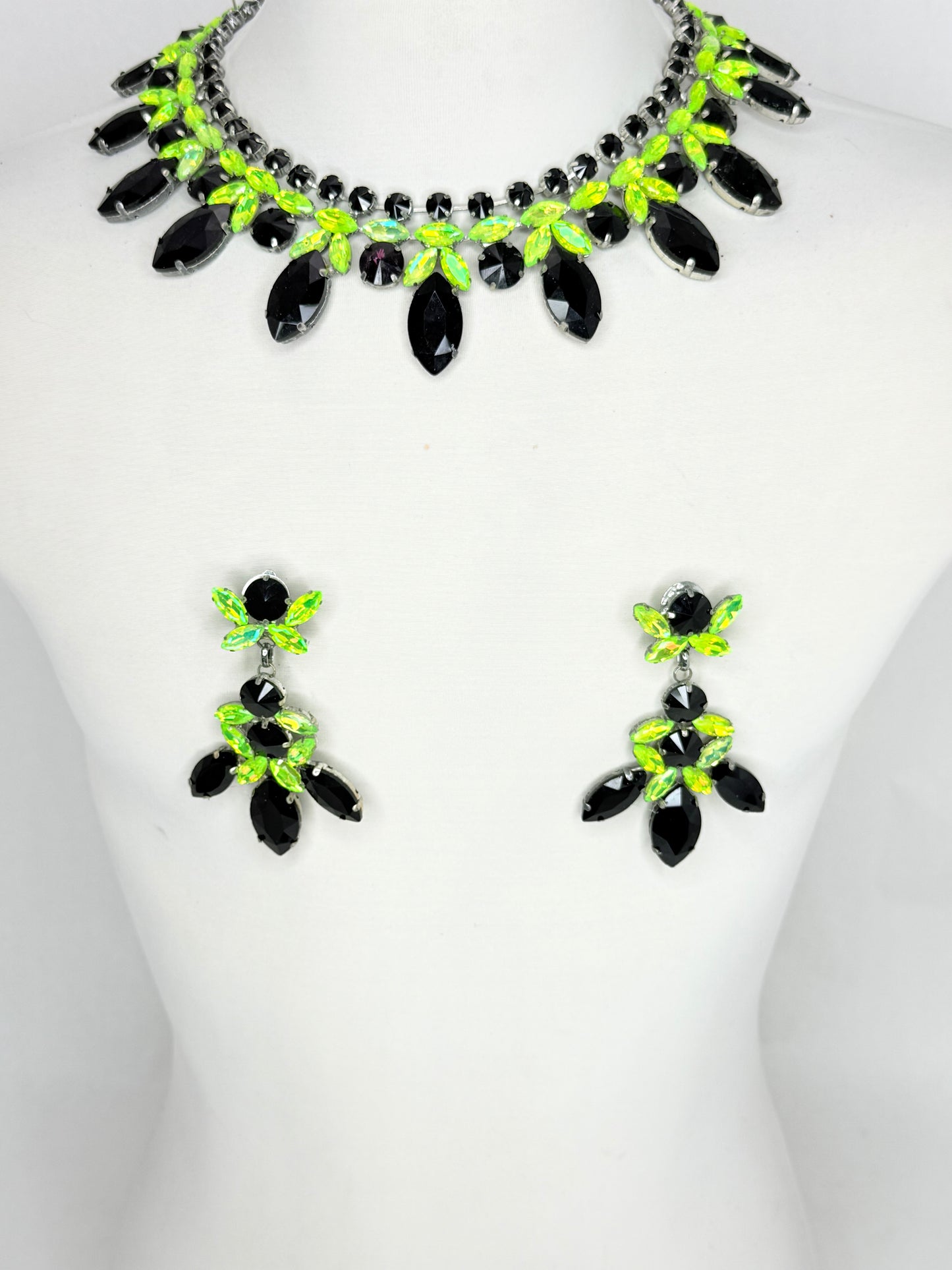 Acid & Black Necklace Set