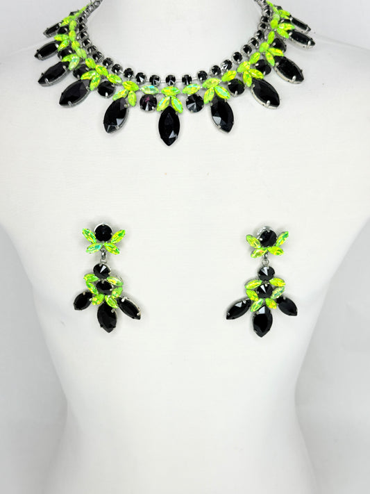 Acid & Black Necklace Set