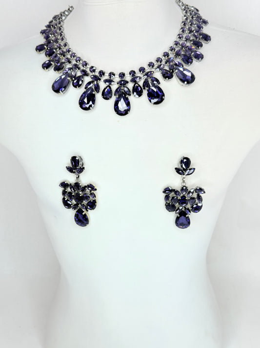 Deep Purple Necklace Set