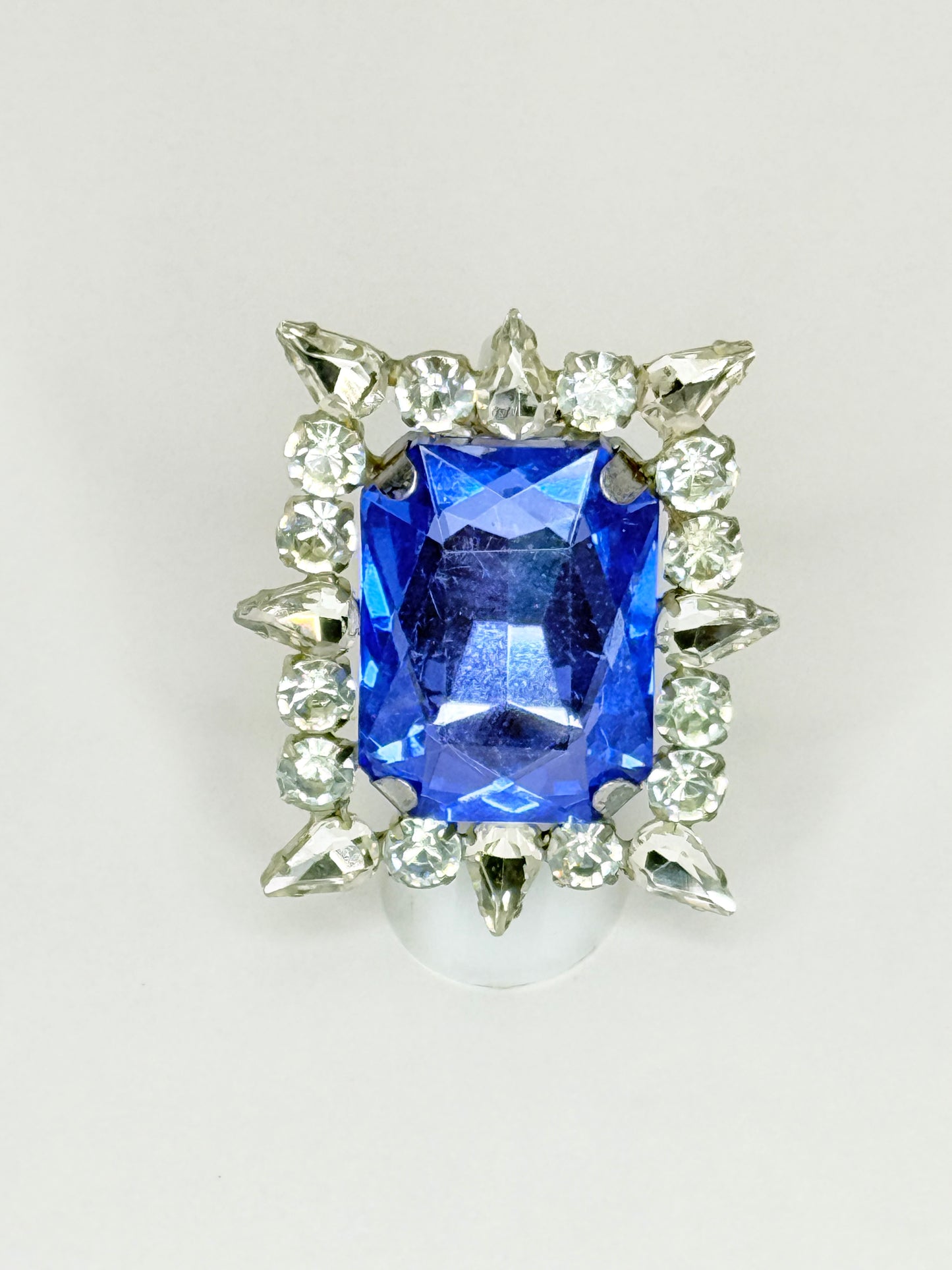 Light Blue & Clear Ring