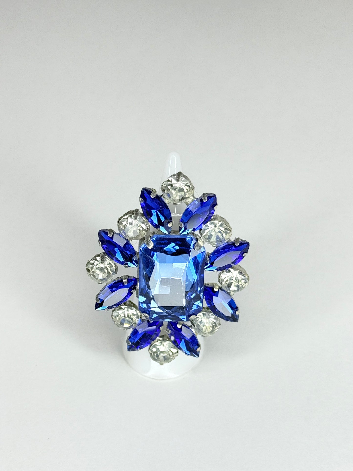 Light Blue & Clear Ring