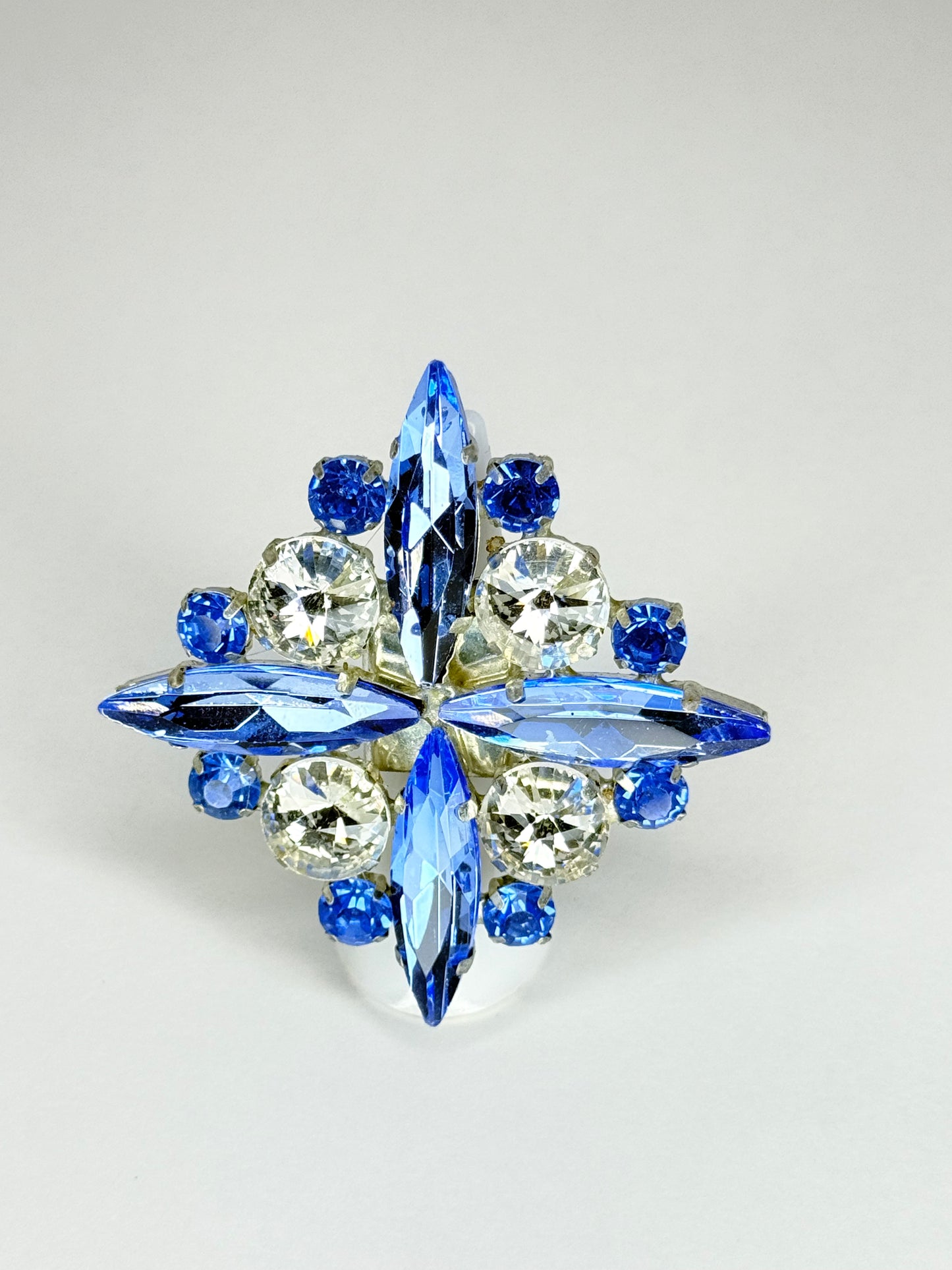 Light Blue & Clear Ring
