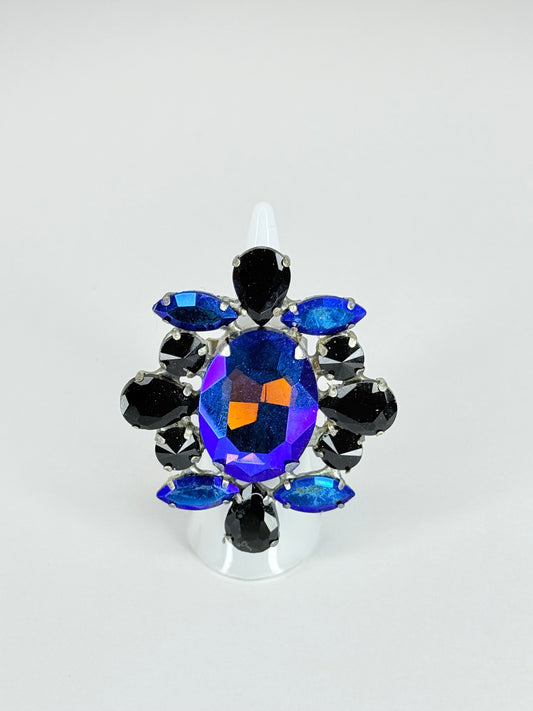 Purple AB & Black Ring
