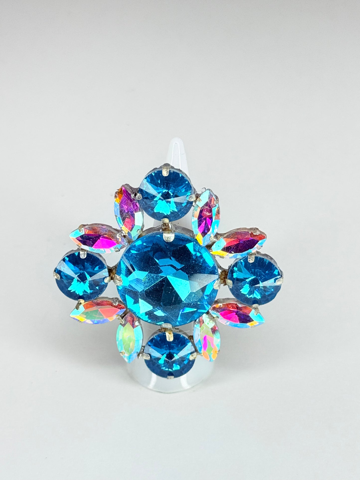 Aqua Blue & AB Ring
