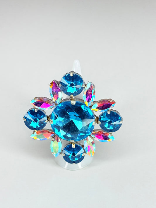 Aqua Blue & AB Ring
