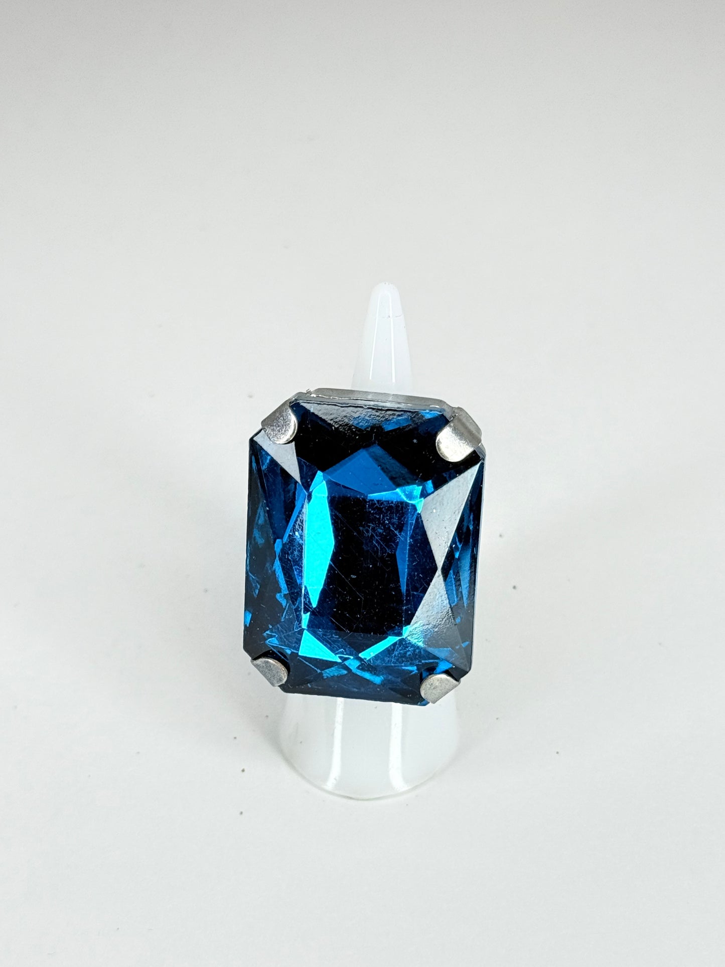 Blue Zircon Ring