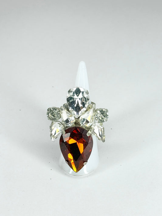 Brown & Clear Ring