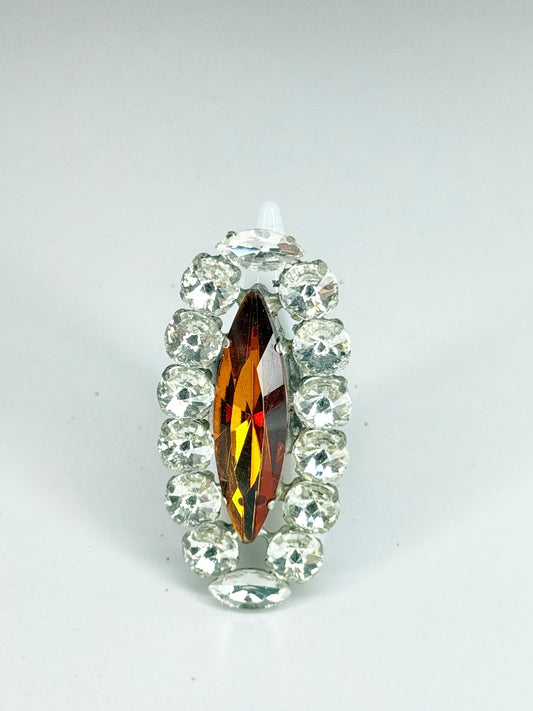 Brown & Clear Ring