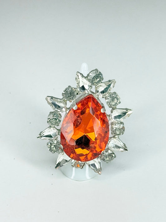 Orange & Clear Ring