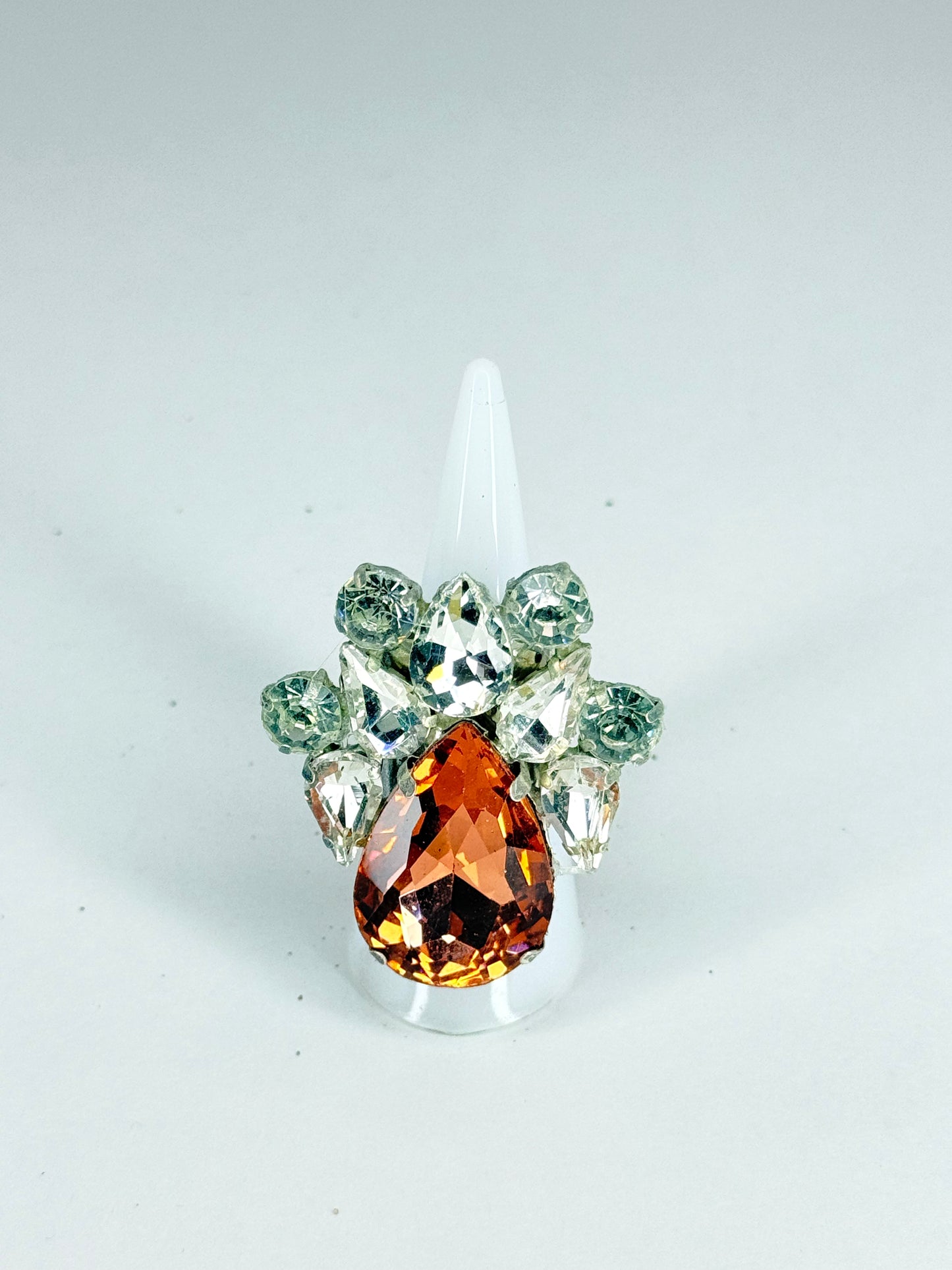 Peach & Clear Ring