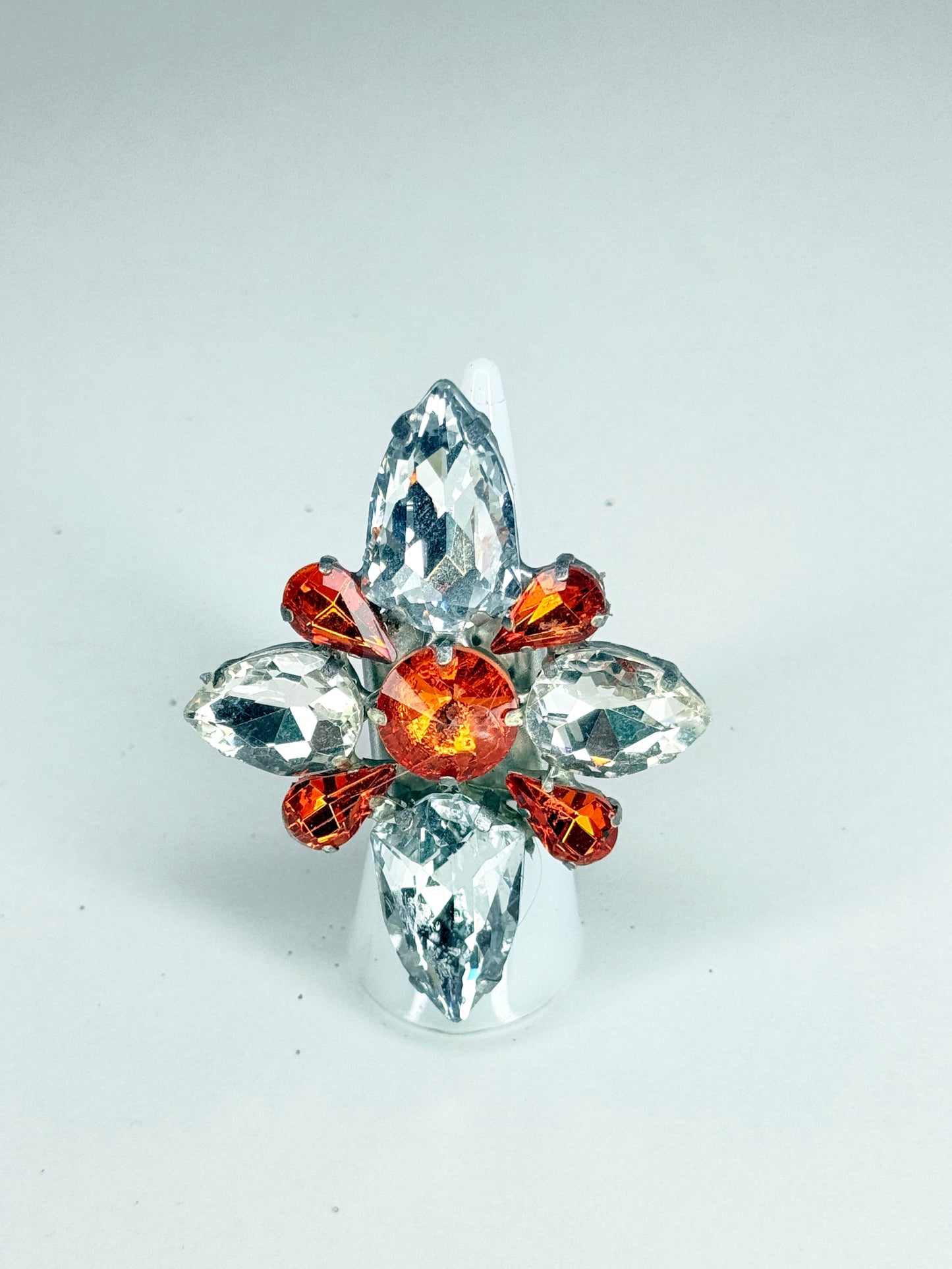 Orange & Clear Ring