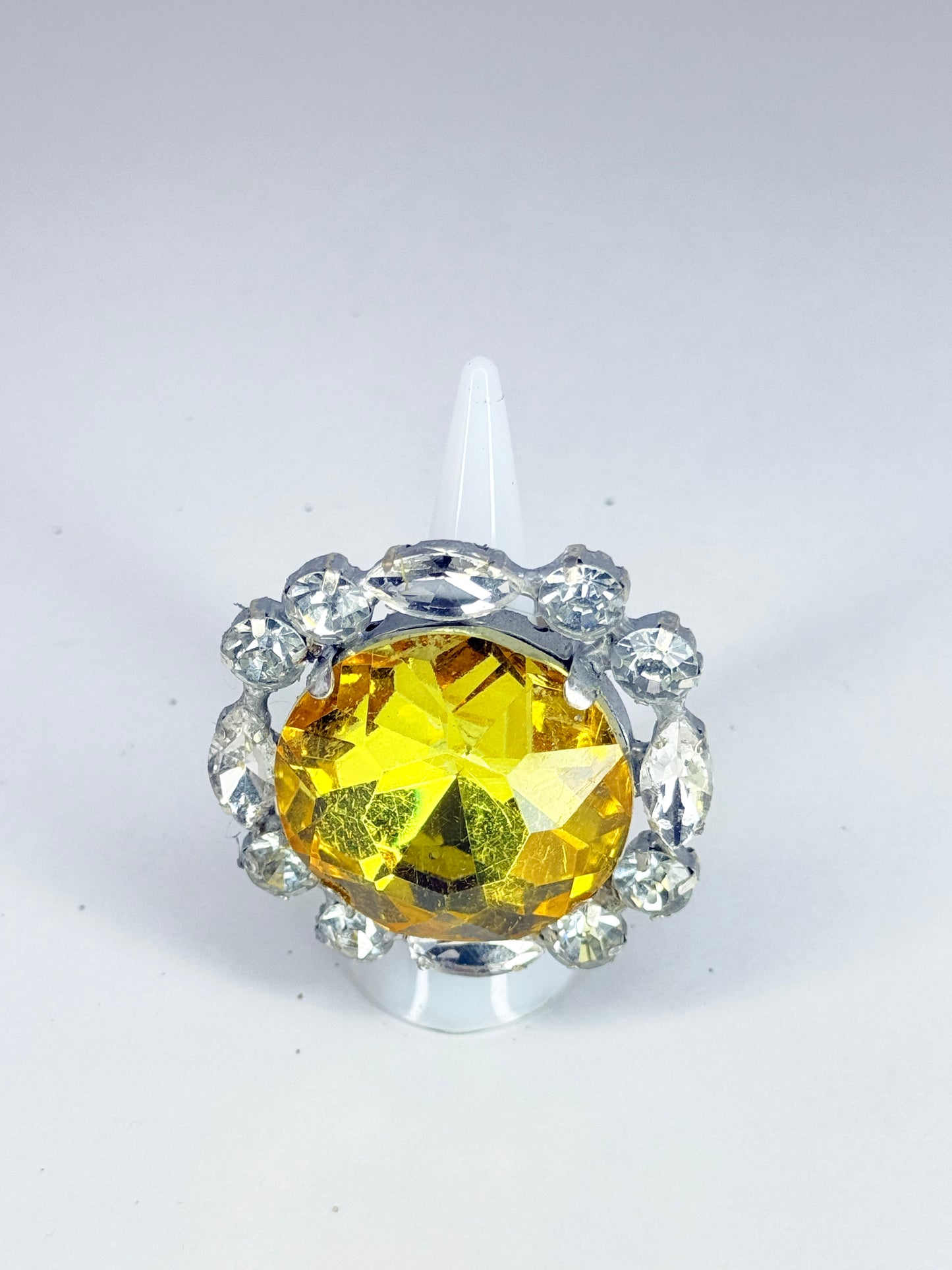 Topaz & Clear Ring