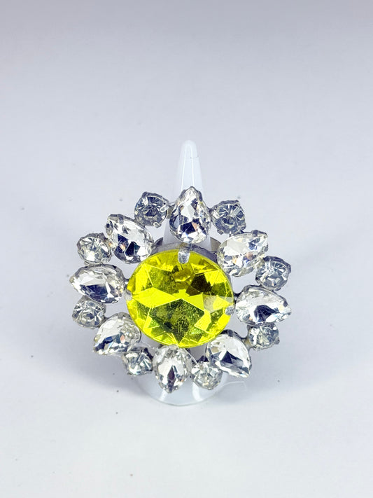 Yellow & Clear Ring