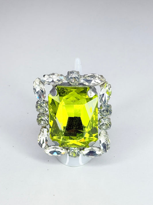 Yellow & Clear Ring