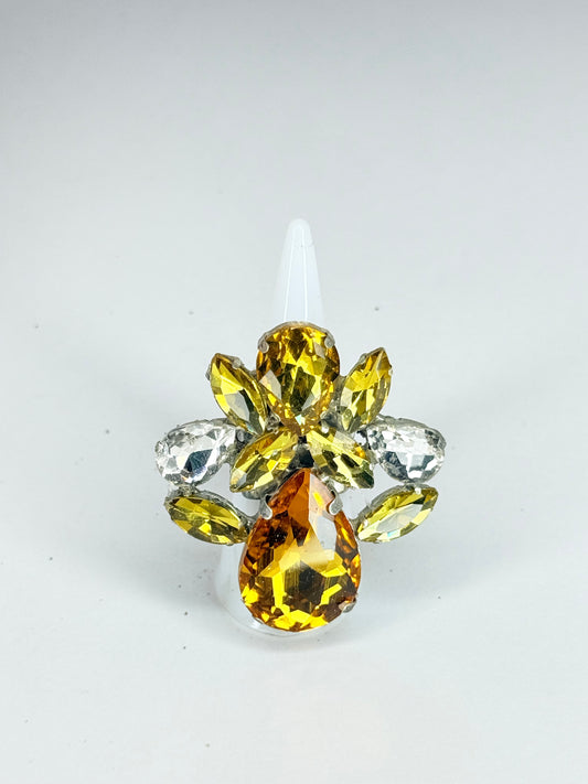 Topaz & Clear Ring