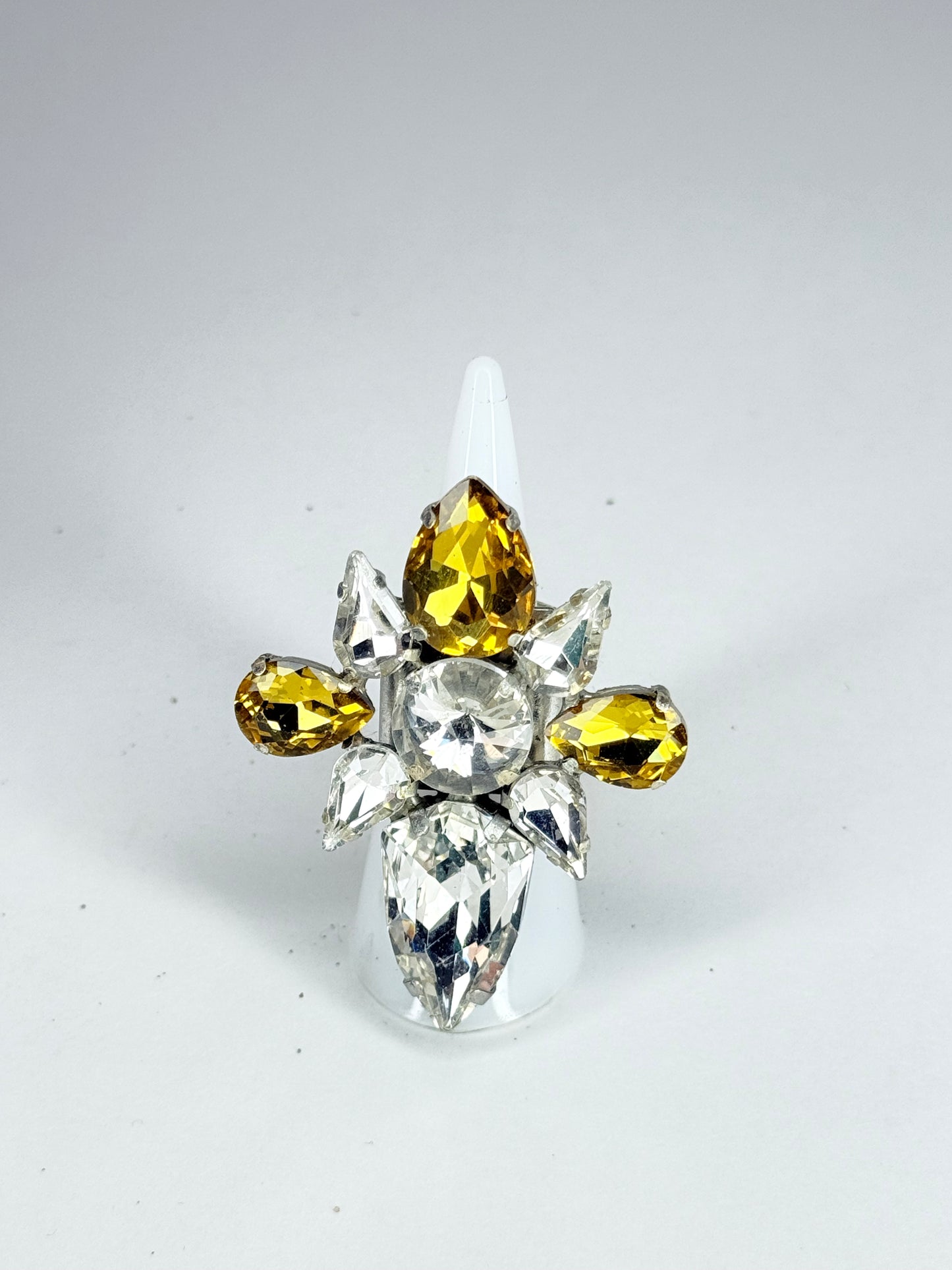 Topaz & Clear Ring