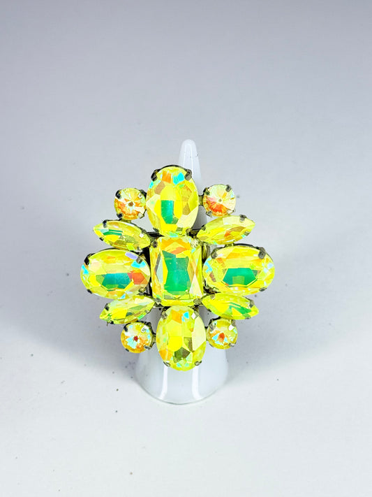 Yellow Mocha AB Ring