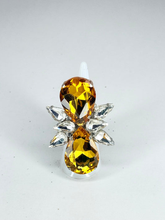 Topaz & Clear Ring