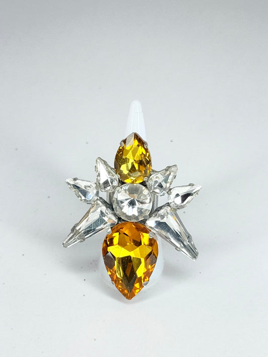 Topaz & Clear Ring