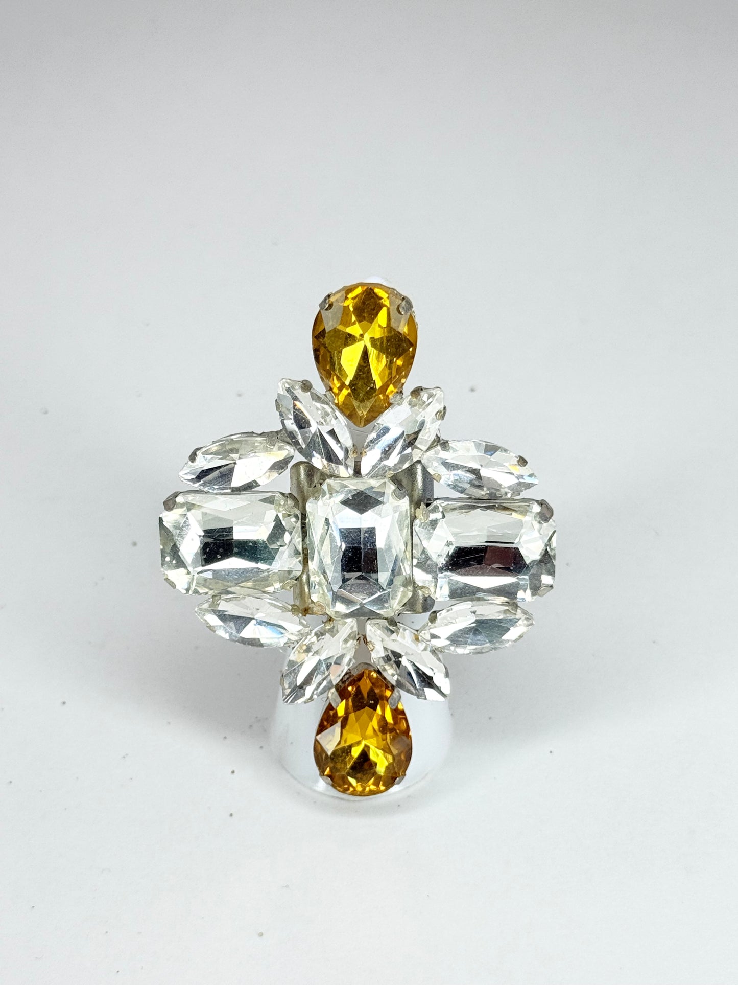 Topaz & Clear Ring