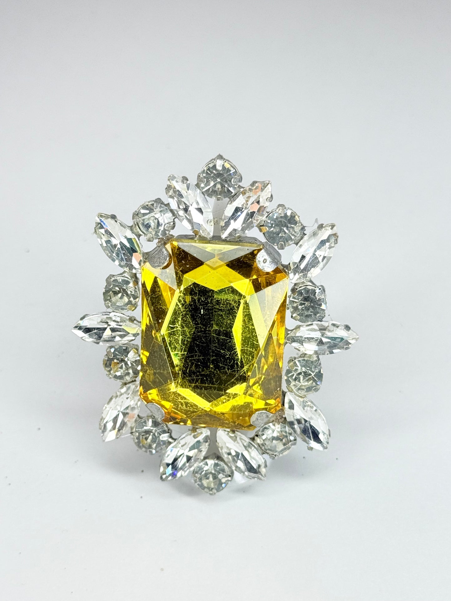 Topaz & Clear Ring